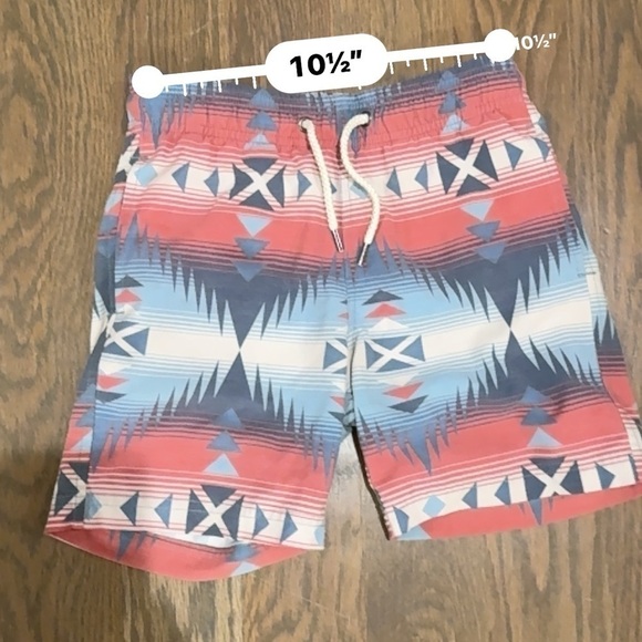 Faherty Southwestern Beacon Trunk Colorado Jewel Swim Short S kids board shorts - Picture 7 of 7